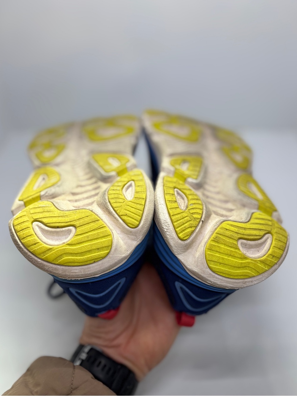 HOKA One One Gaviota 5 Men's 10.5 wide Blue Stability Running Shoes - Picture 12 of 13